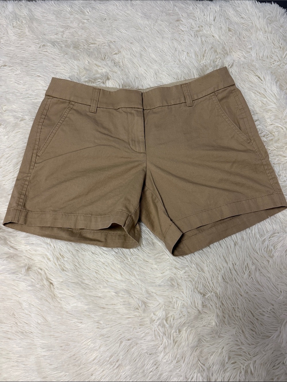 J. Crew Factory Khaki Cotton Shorts